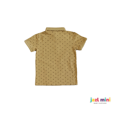 Kid's Brown Polo T-Shirt