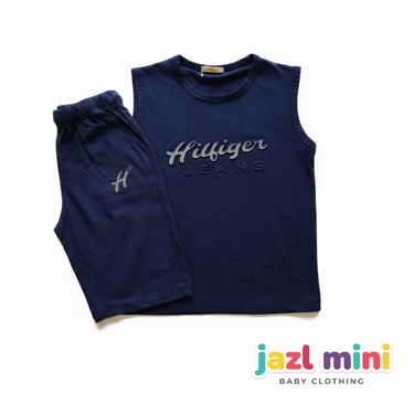 Sporty Two-Piece Sleeveless Set.