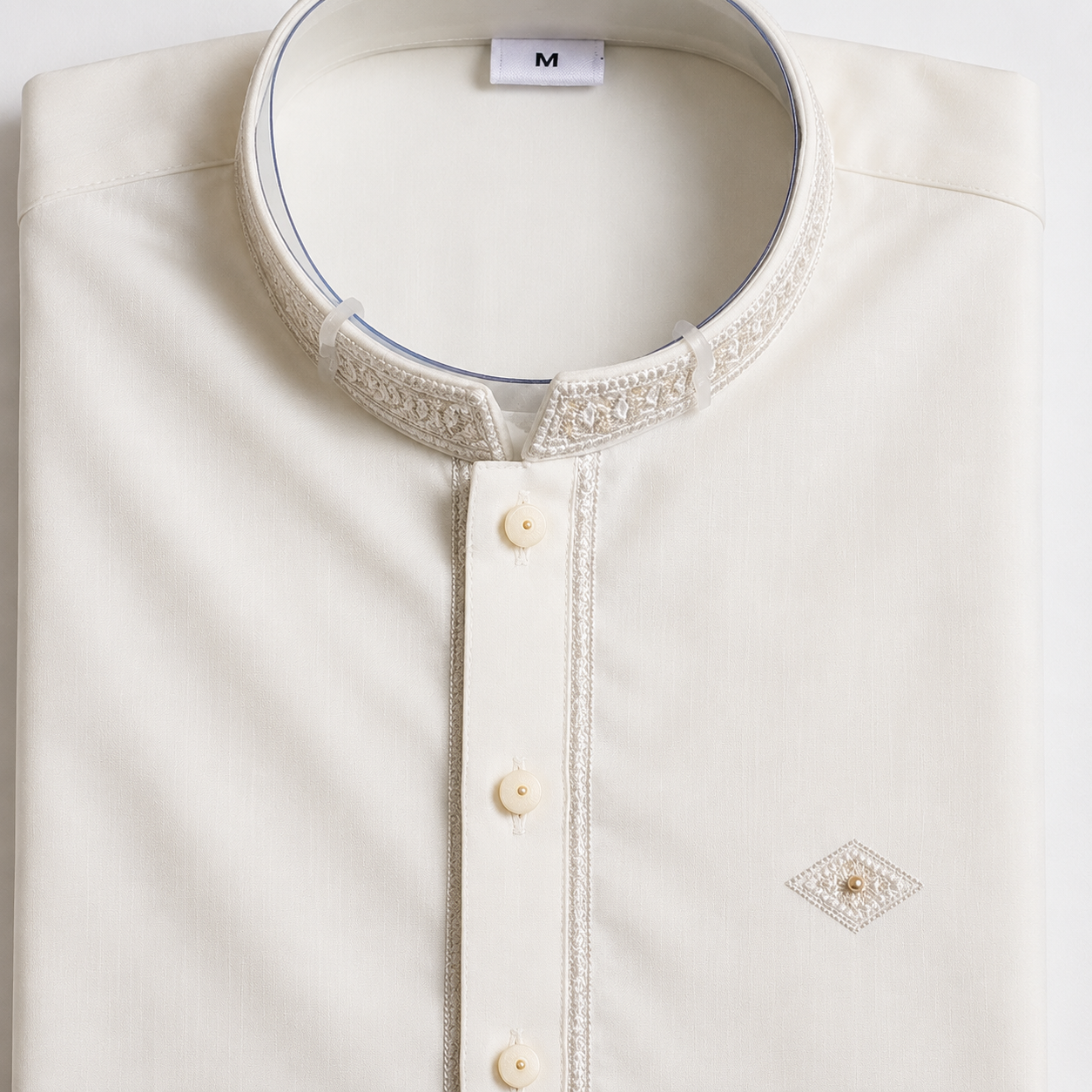 Kids White Qameez Shalwar